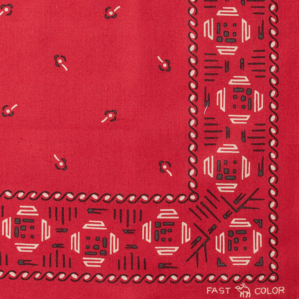 One Ear Brand "Jomon" 50 x 50 Red