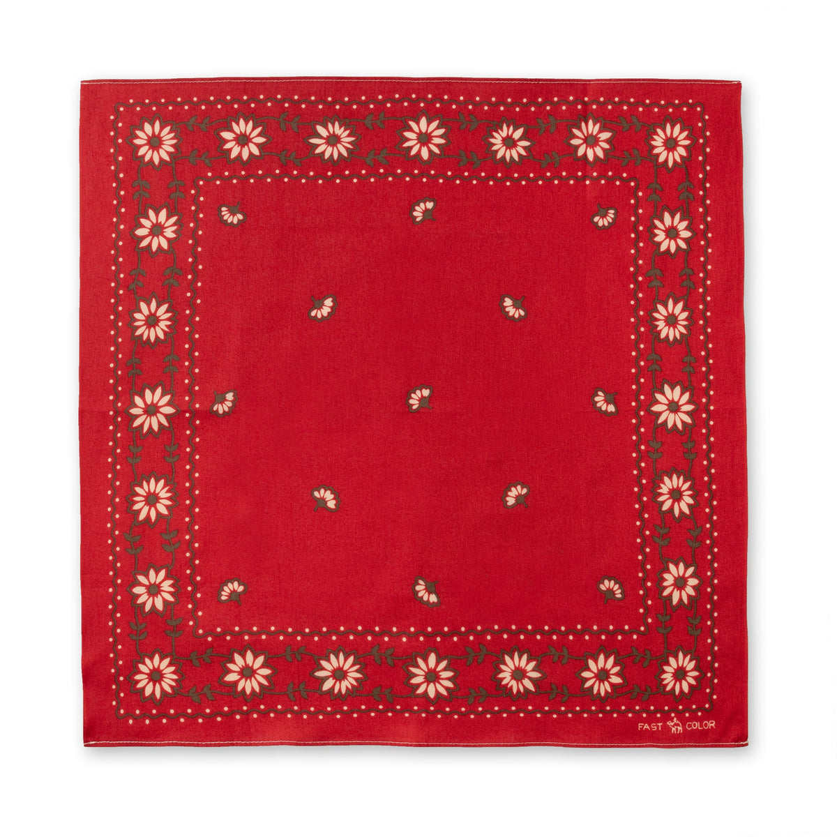 One Ear Brand_“Edelweiss” 50 x 50 Red