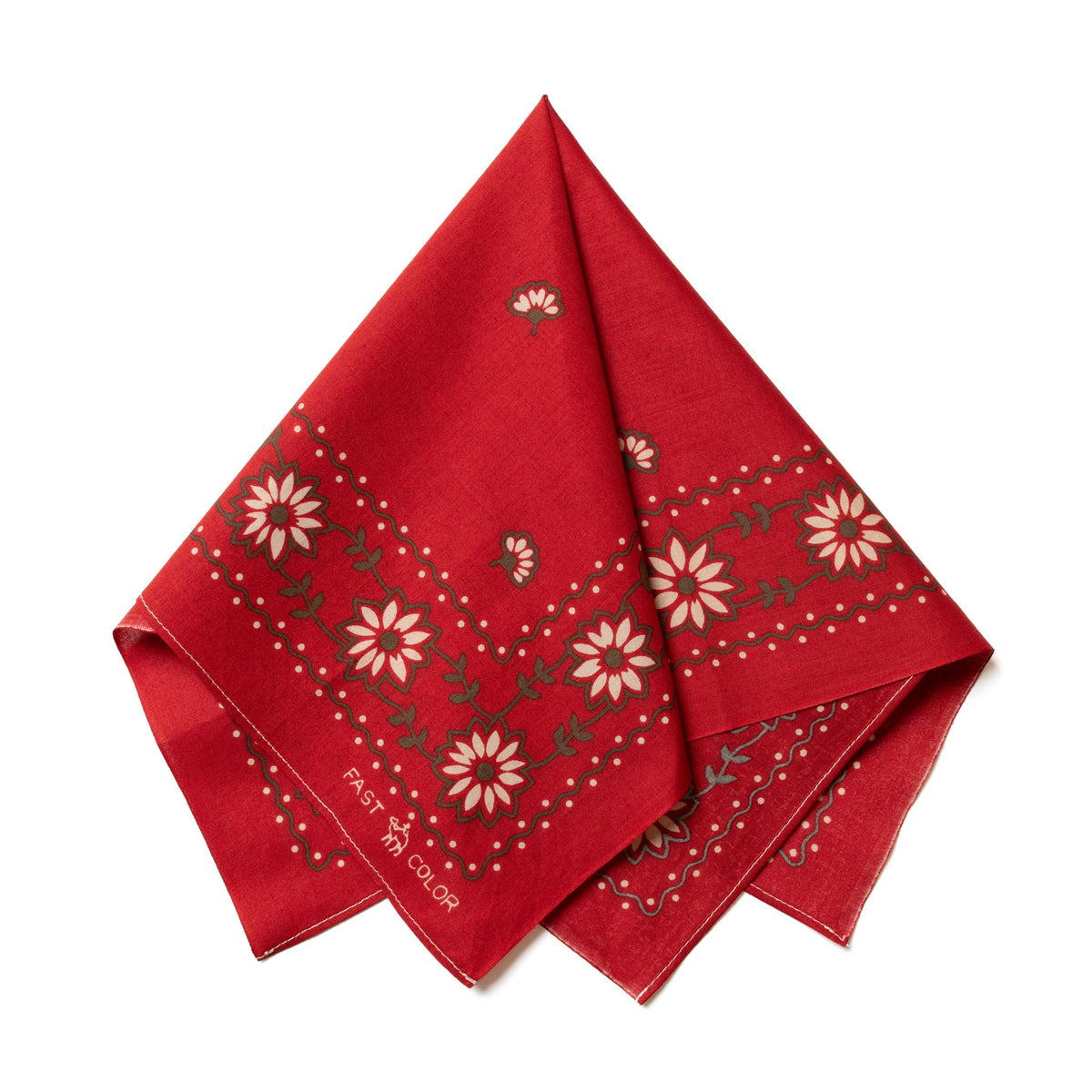 One Ear Brand_“Edelweiss” 50 x 50 Red