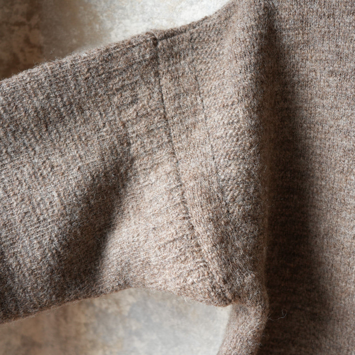 PREQUEL_K1001 Fisherman's Sweater (Brown)