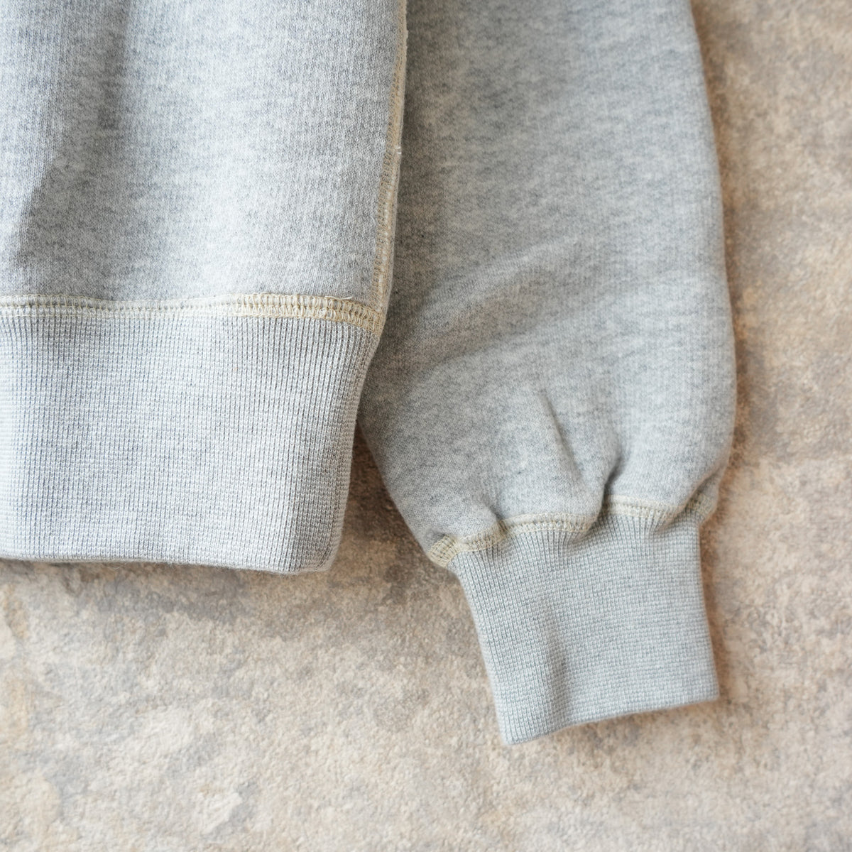 LOOP&WEFT LCS 1006 SUPER FLUFFY KNIT RAGLAN TURTLENECK - Old Melange Gray