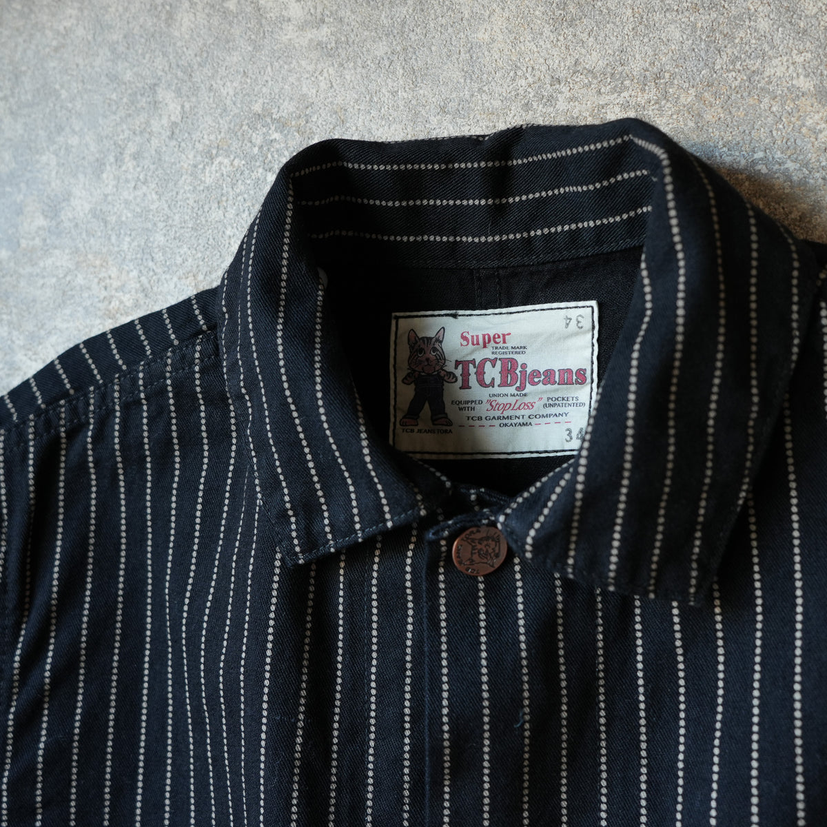 TCB Jeans Tabby's Coat Black Wabash