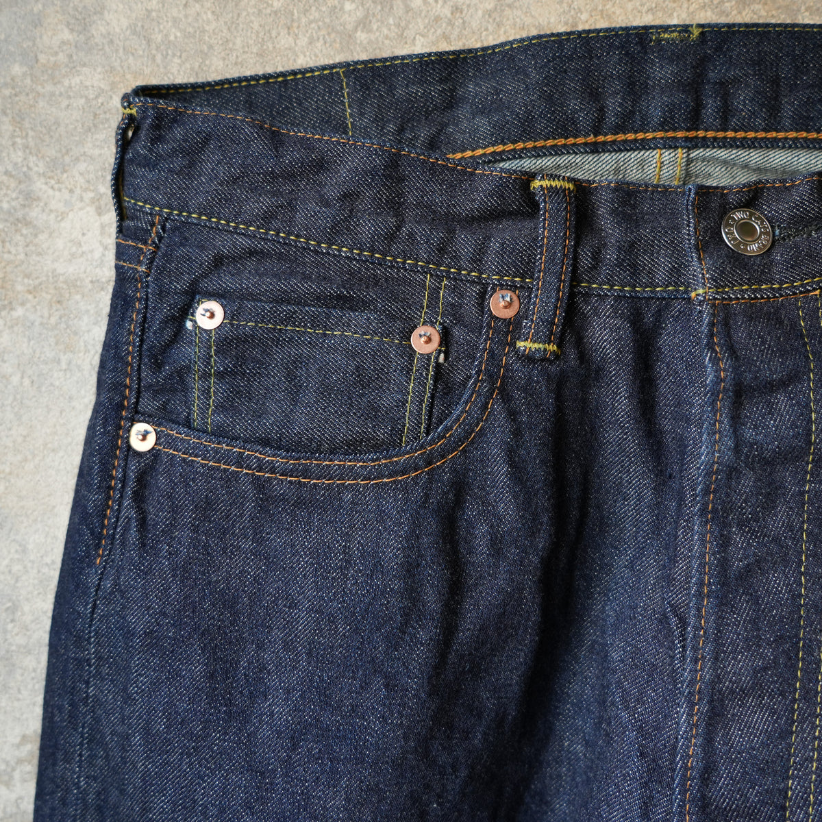 TCB jeans_50s Jeans_Indigo Tab