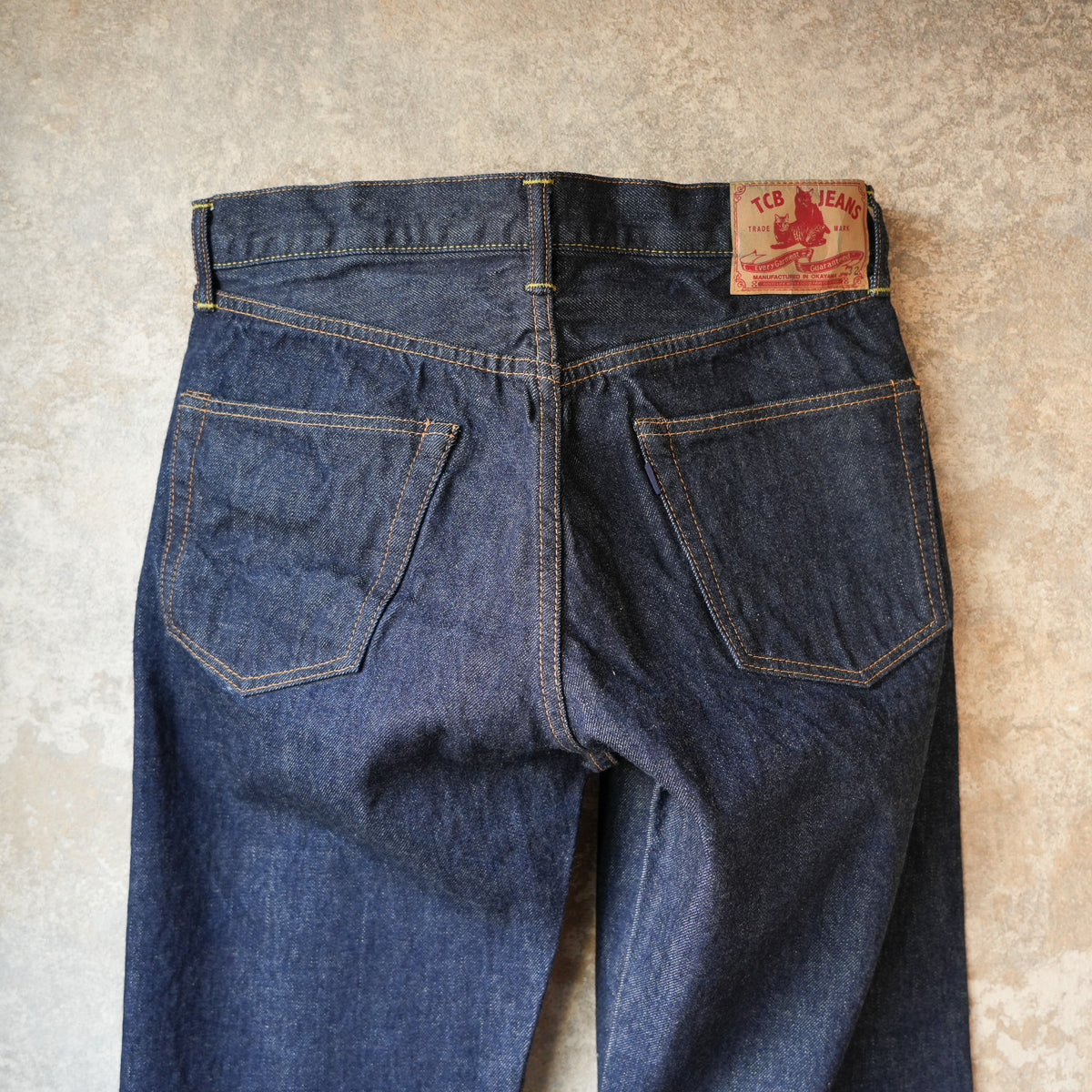 TCB jeans_50s Jeans_Indigo Tab