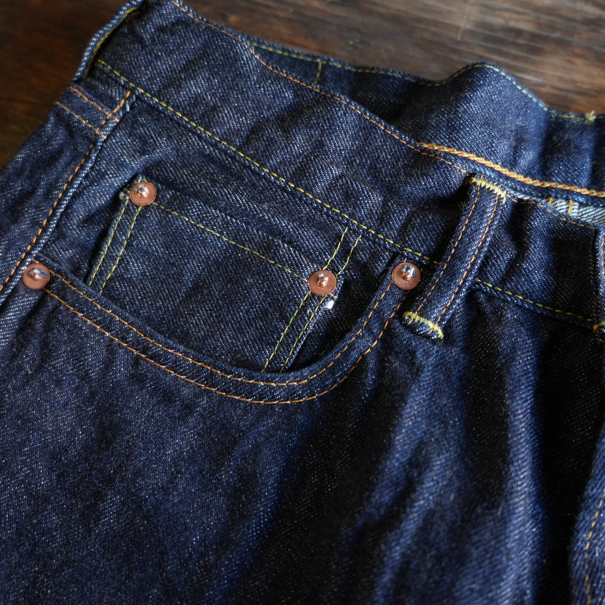 TCB jeans_50s Jeans_Indigo Tab