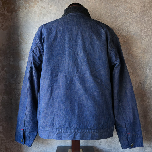 WORKERS_Blanket Lined Engineer Jacket_10 oz Black Back Denim