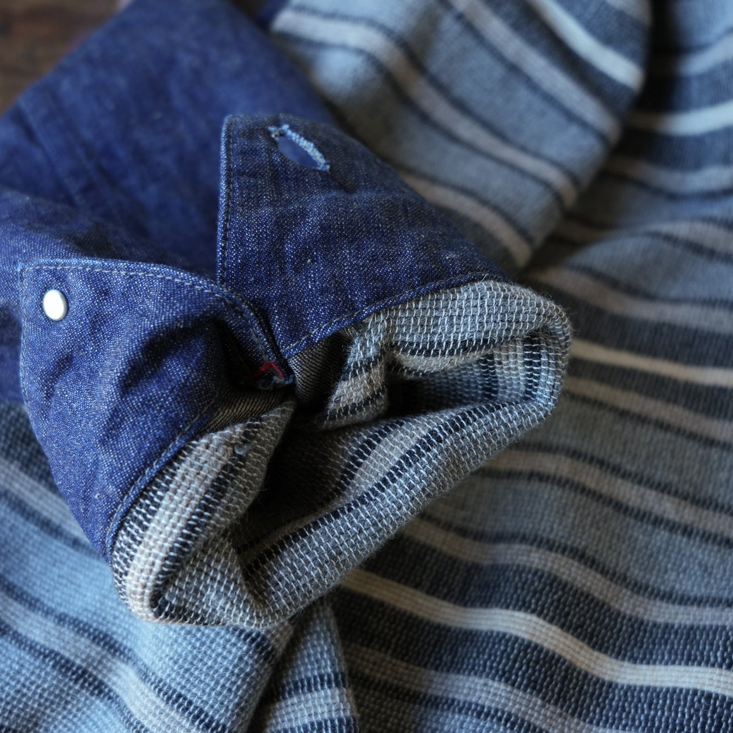 WORKERS_Blanket Lined Engineer Jacket_10 oz Black Back Denim