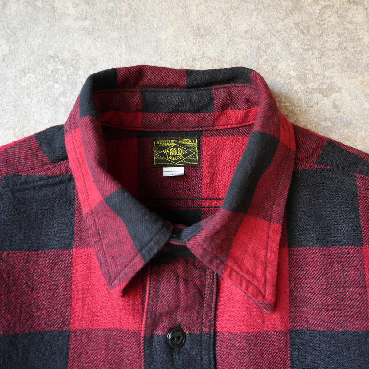 WORKERS_Outdoor Deluxe Shirt_Pullover_Buffalo Check_Red