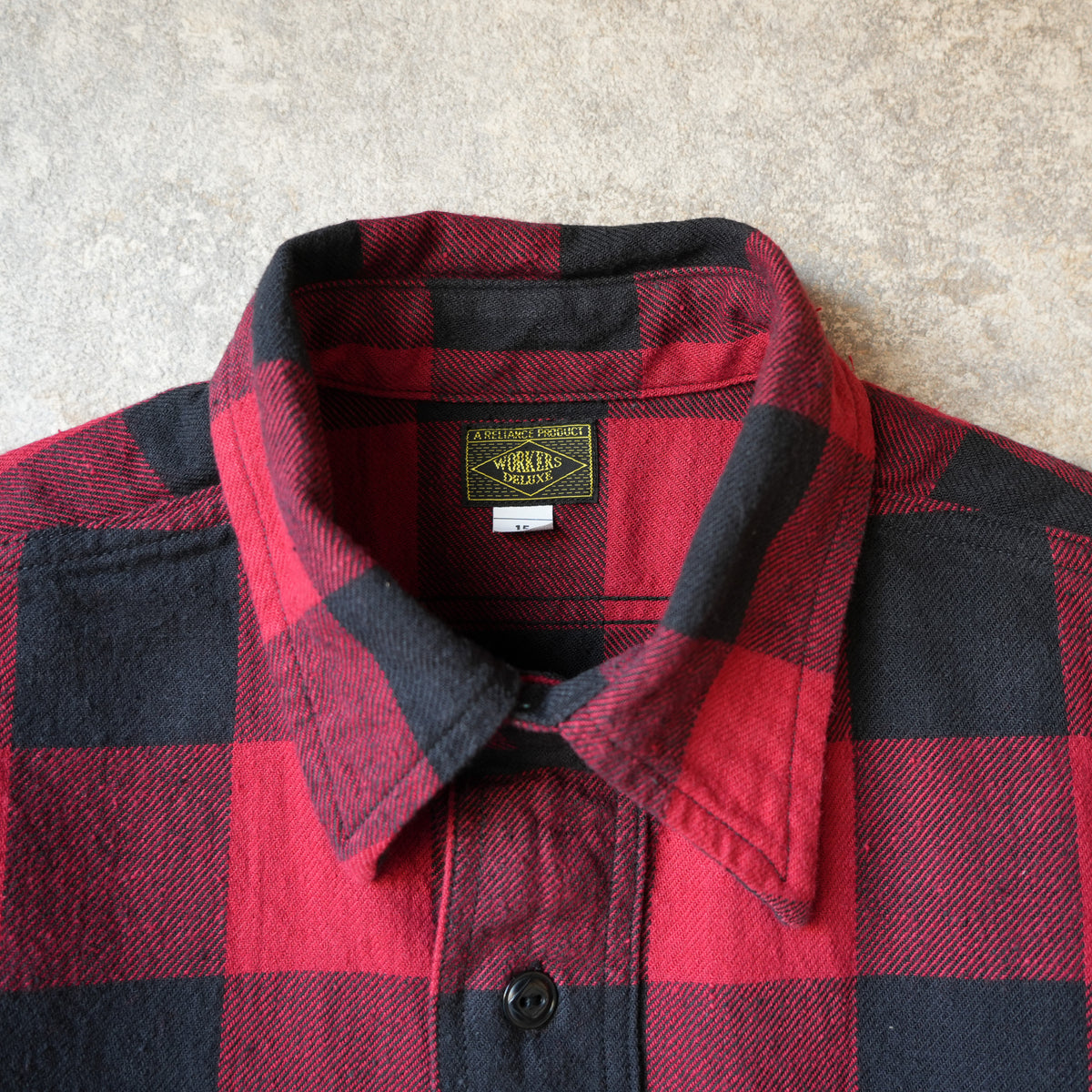 WORKERS_Outdoor Deluxe Shirt_Pullover_Buffalo Check_Red