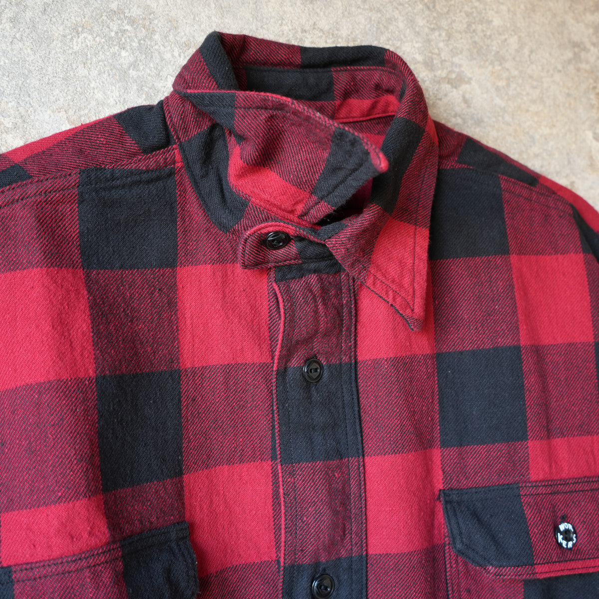 WORKERS_Outdoor Deluxe Shirt_Pullover_Buffalo Check_Red