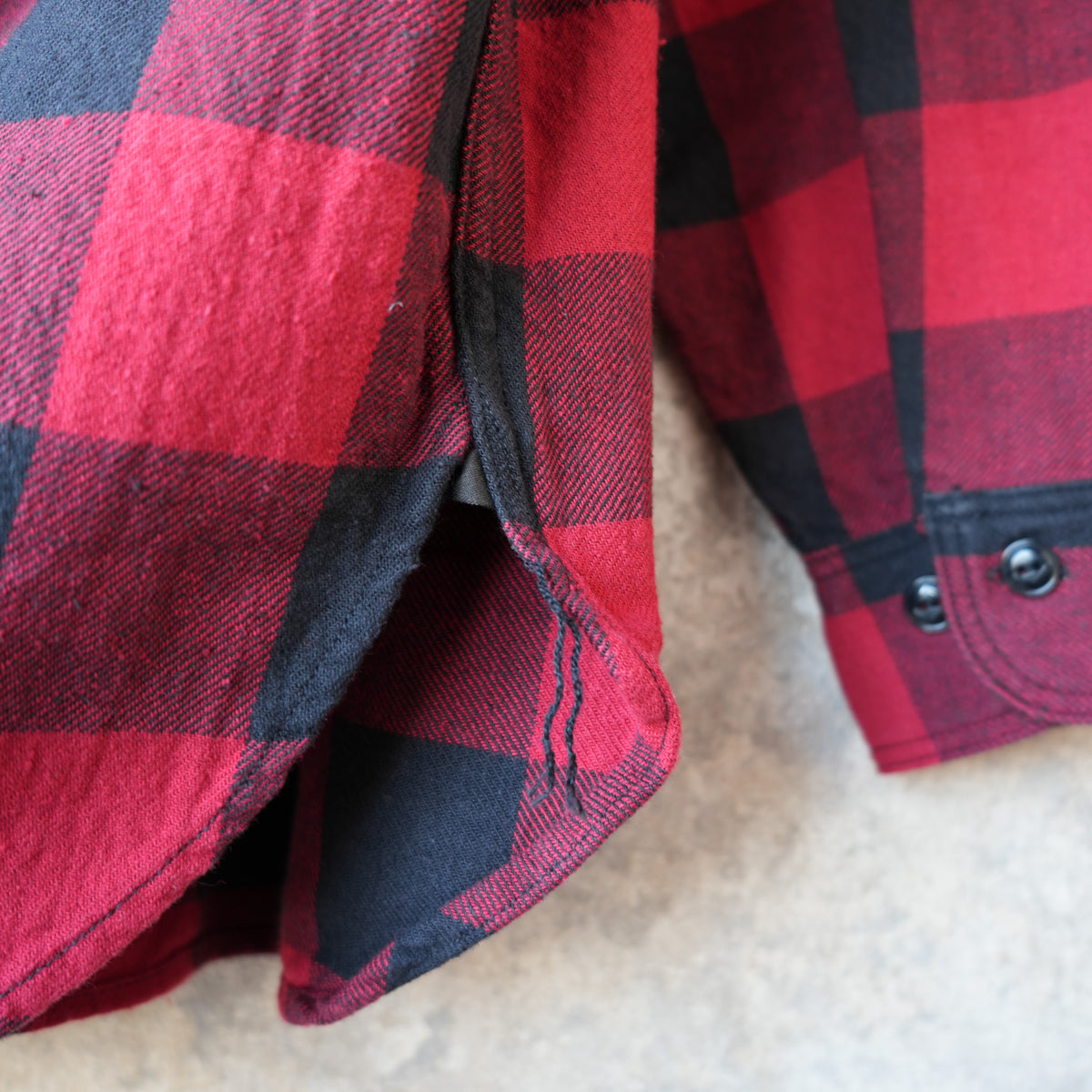 WORKERS_Outdoor Deluxe Shirt_Pullover_Buffalo Check_Red