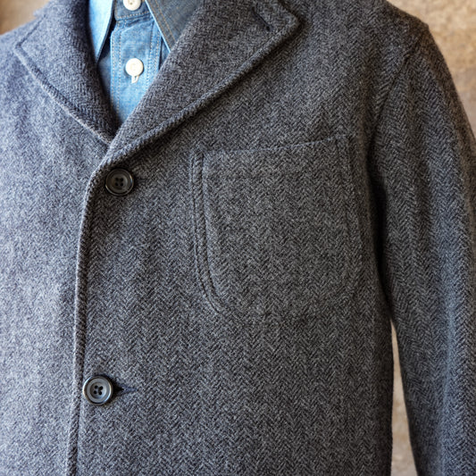 WORKERS_Lounge Jacket_Wool Cotton Tweed