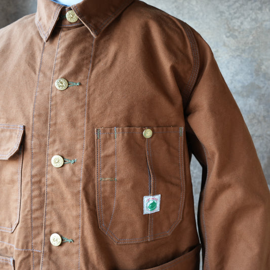 TCB_Cat Head Jacket_Brown Canvas