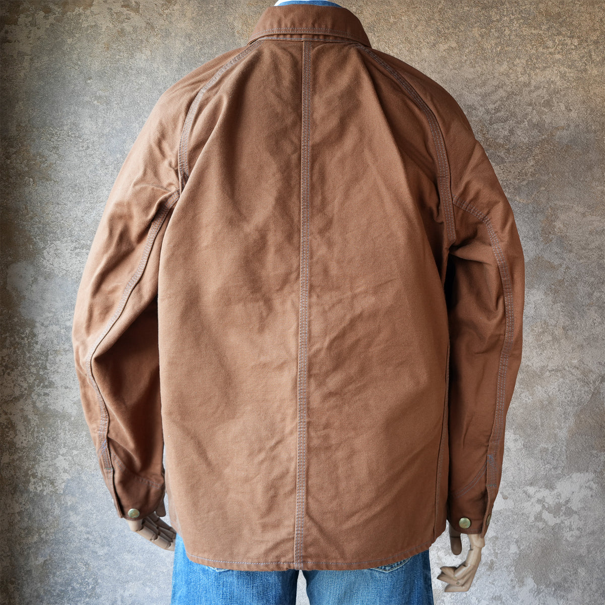TCB Jeans_Cat Head Jacket_Brown Canvas