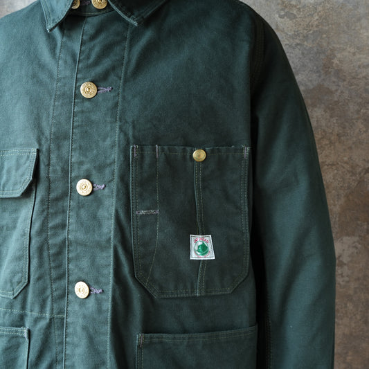 TCB_Cat Head Jacket_Green Canvas