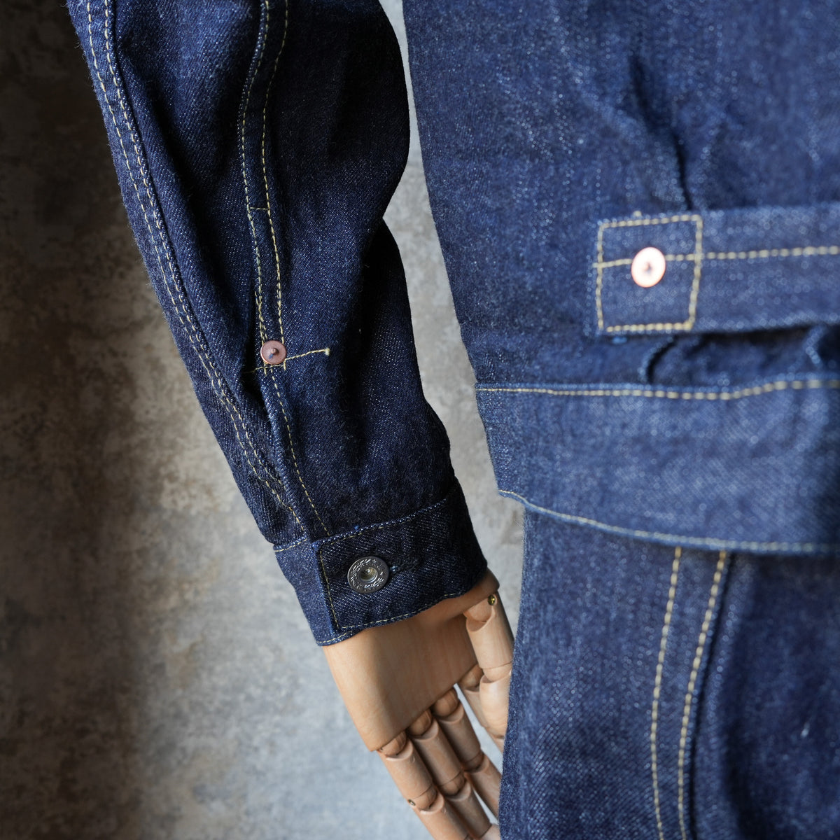 TCB Jeans_Late 1940s Jacket 13.5oz_Indigo Tab