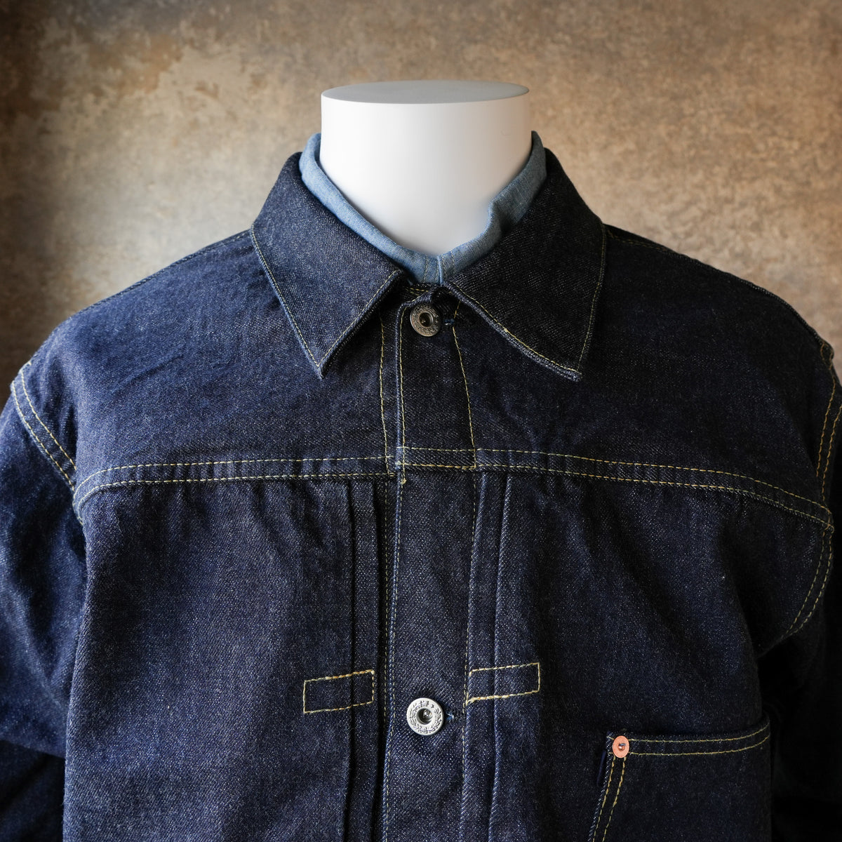 TCB Jeans_Late 1940s Jacket 13.5oz_Indigo Tab