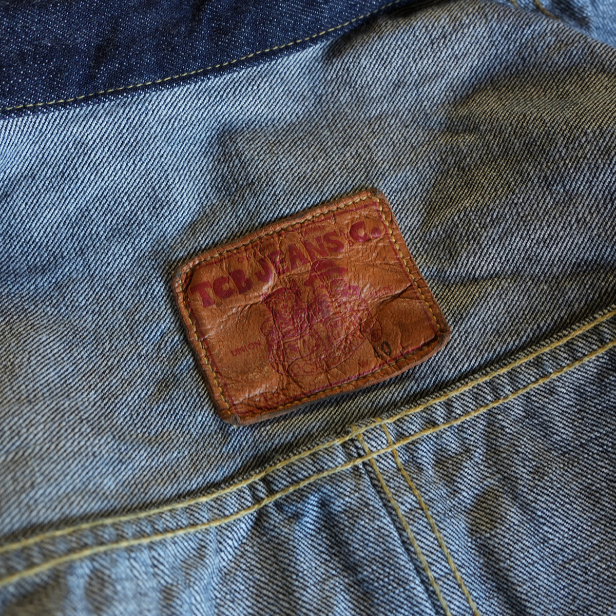 TCB Jeans_Late 1940s Jacket 13.5oz_Indigo Tab