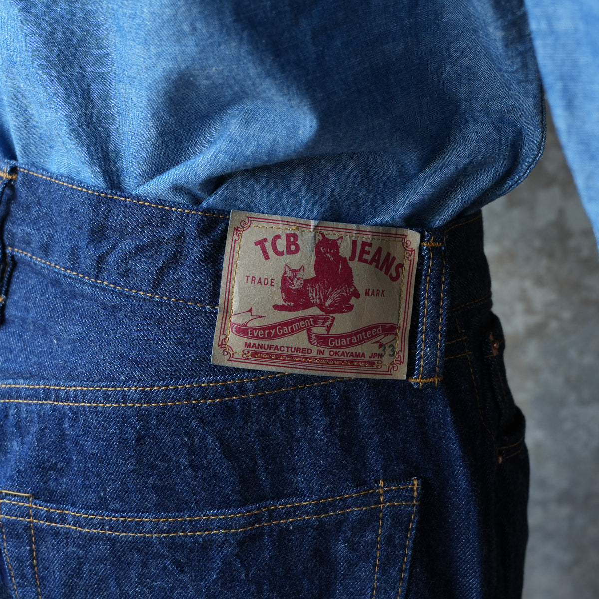 TCB Jeans_60's jeans 13oz