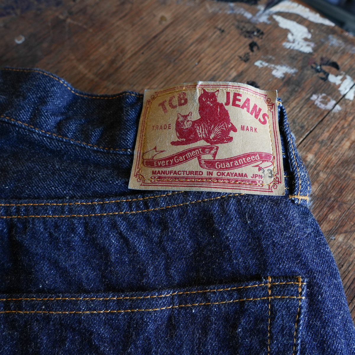TCB Jeans_60's jeans 13oz