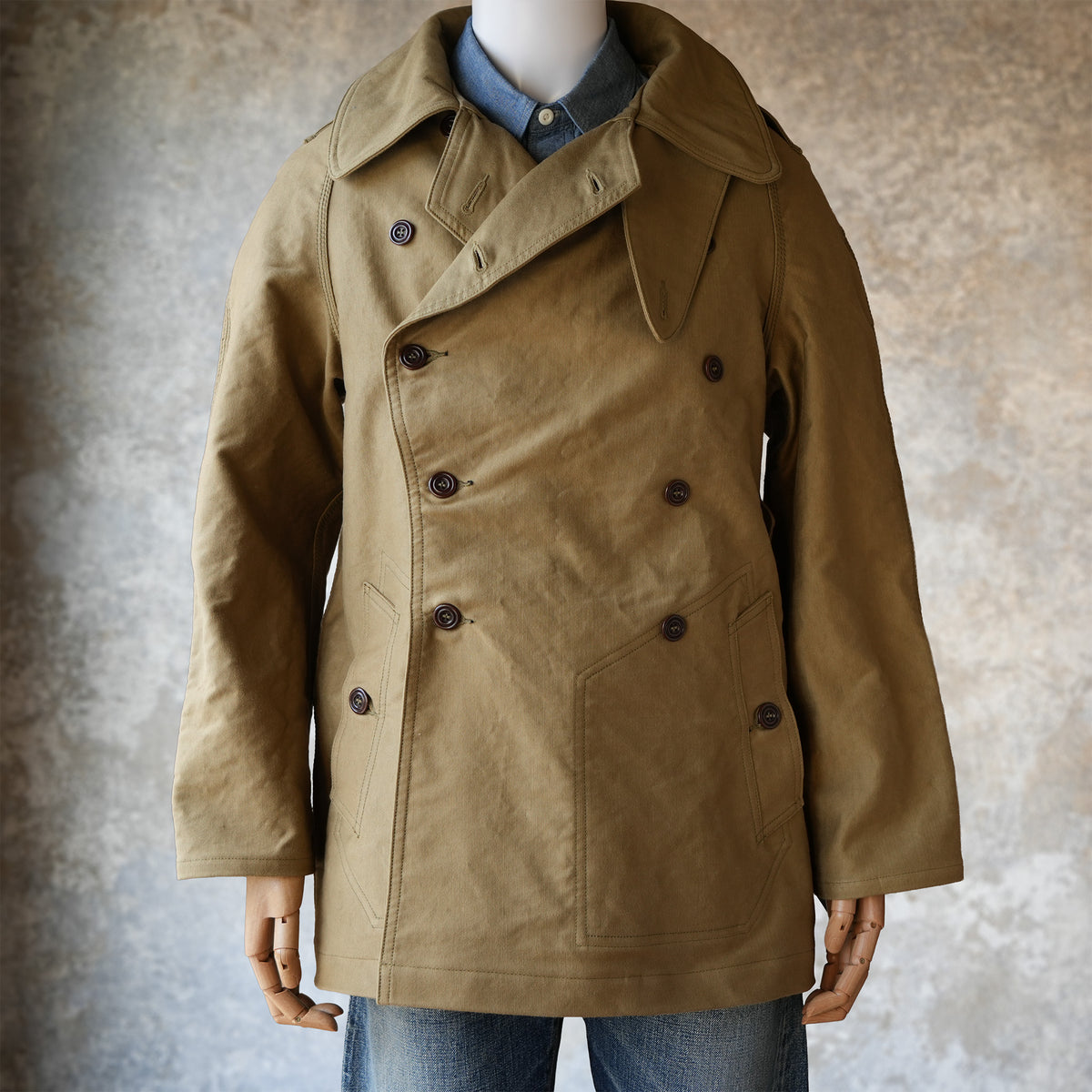 DALEE'S&CO_MJ3801_1938s MOTOR JACKET_KHAKI