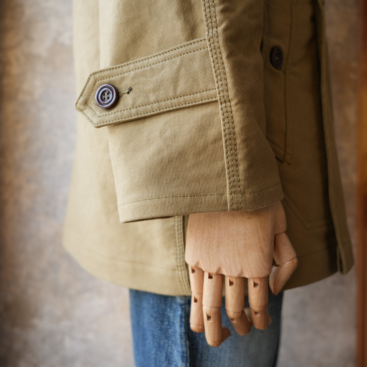 DALEE'S&CO_MJ3801_1938s MOTOR JACKET_KHAKI
