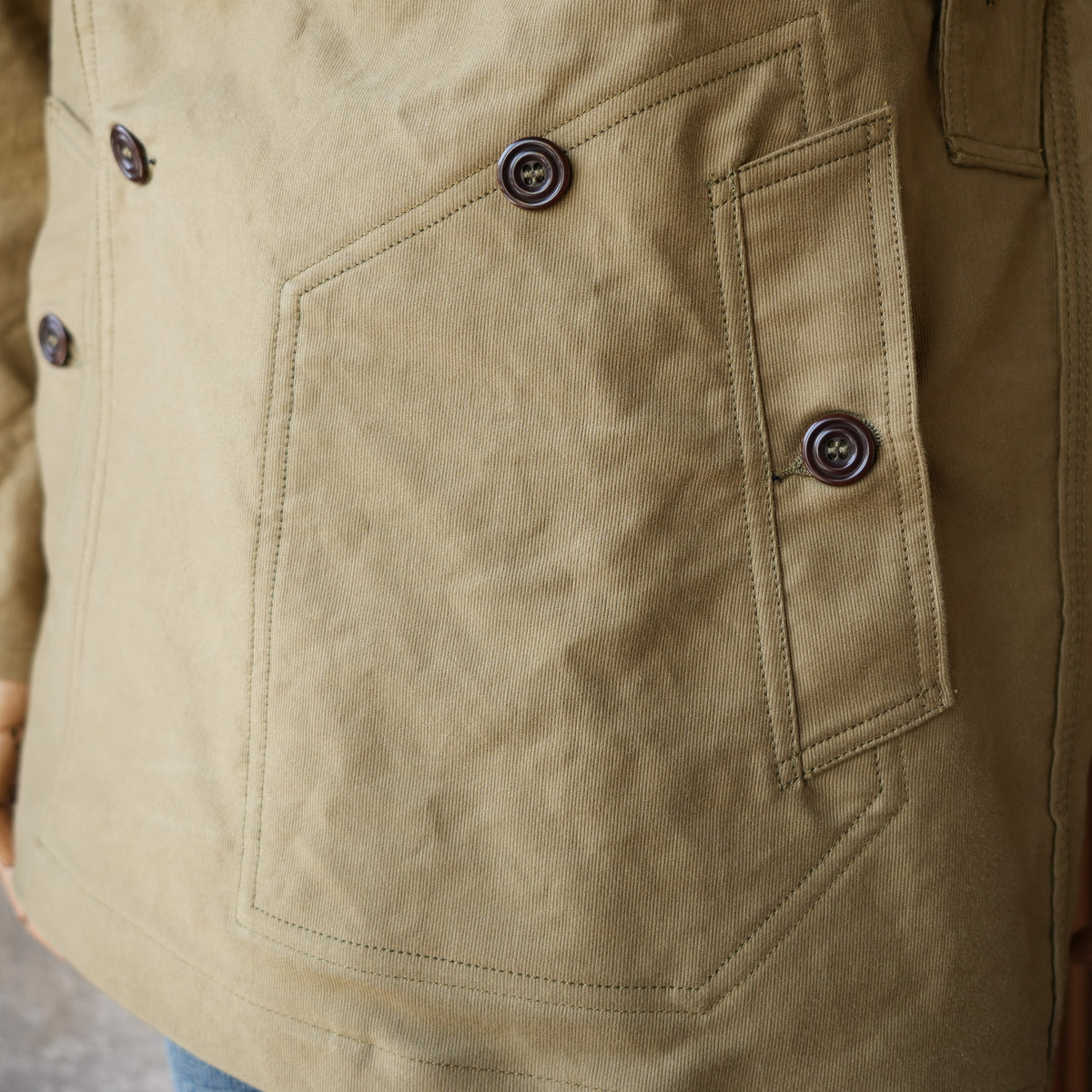 DALEE'S&CO_MJ3801_1938s MOTOR JACKET_KHAKI