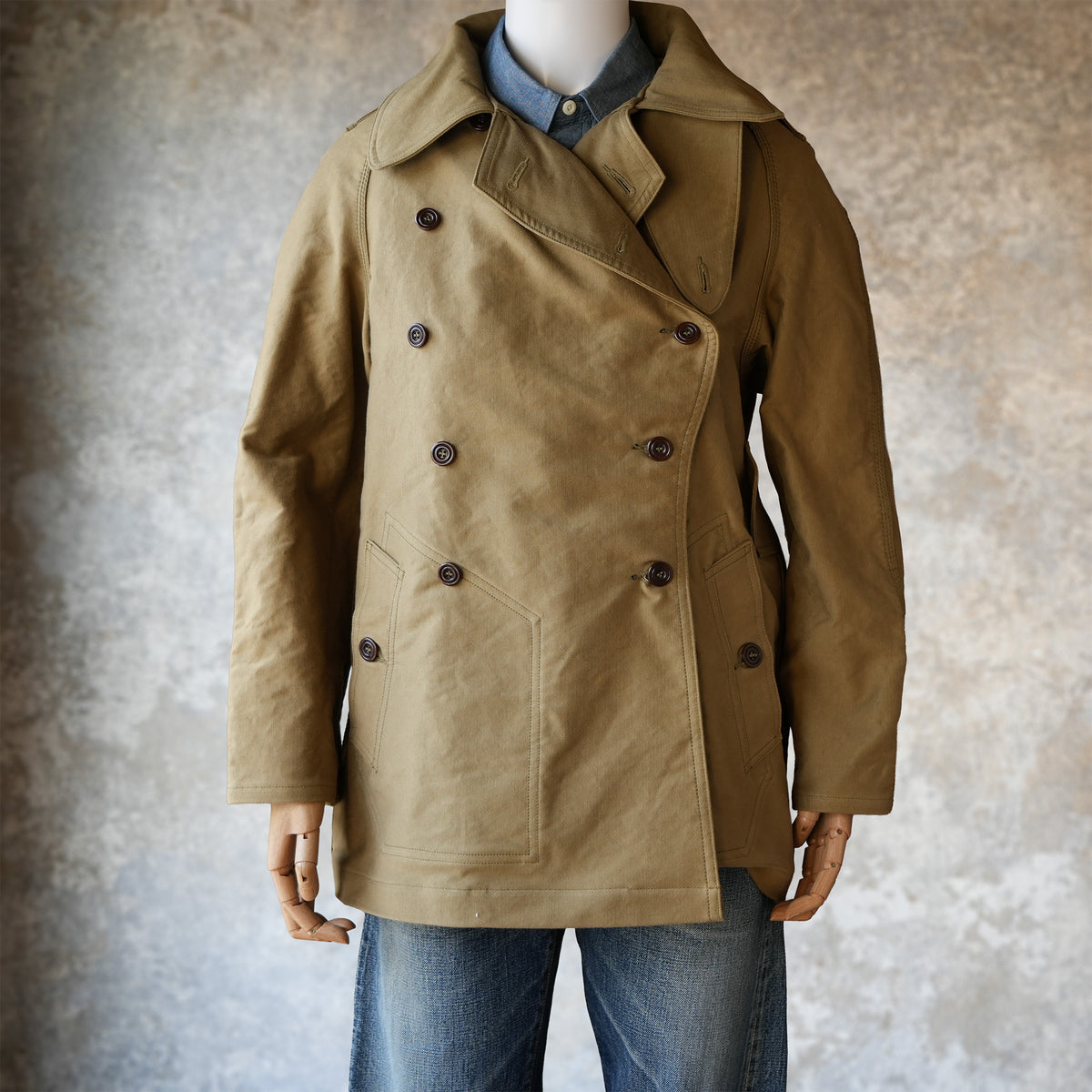 DALEE'S&CO_MJ3801_1938s MOTOR JACKET_KHAKI