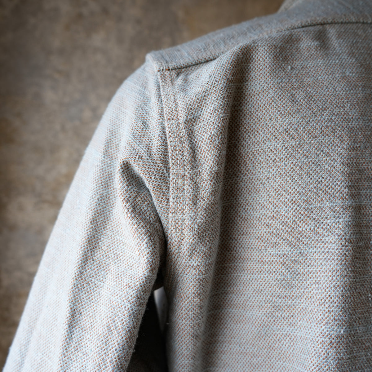 SAMURAI JEANS_SMN25-01_Plain Flannel Shirt_Blue