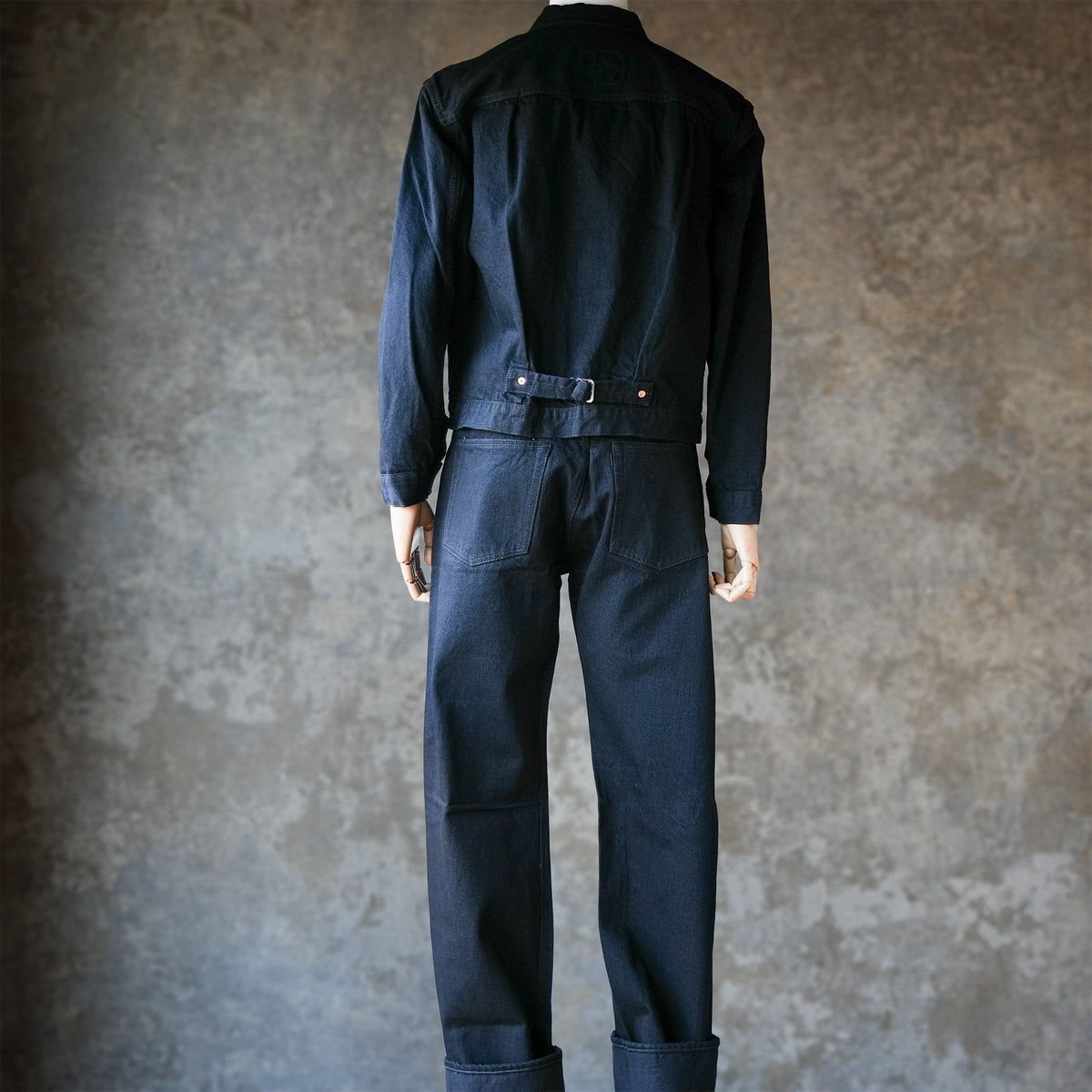 TCB jeans_Late S40's Jacket BKBK_indigo TAB