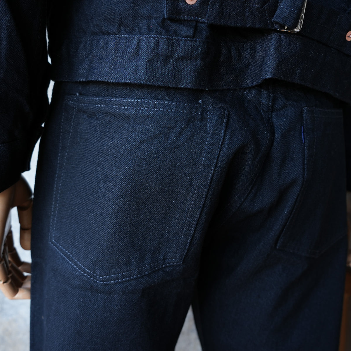 TCB jeans_Late S40's Jacket BKBK_indigo TAB