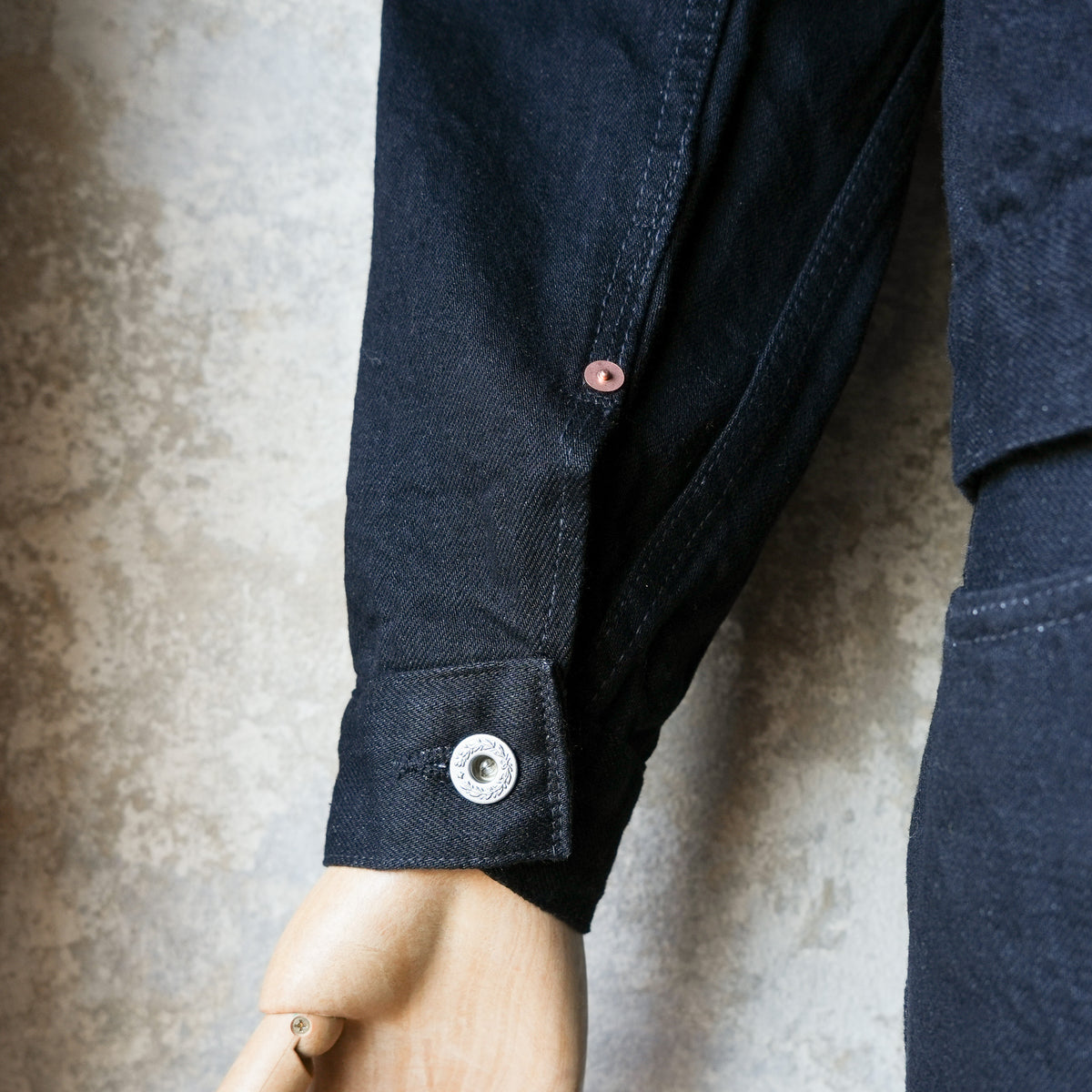TCB jeans_Late S40's Jacket BKBK_indigo TAB