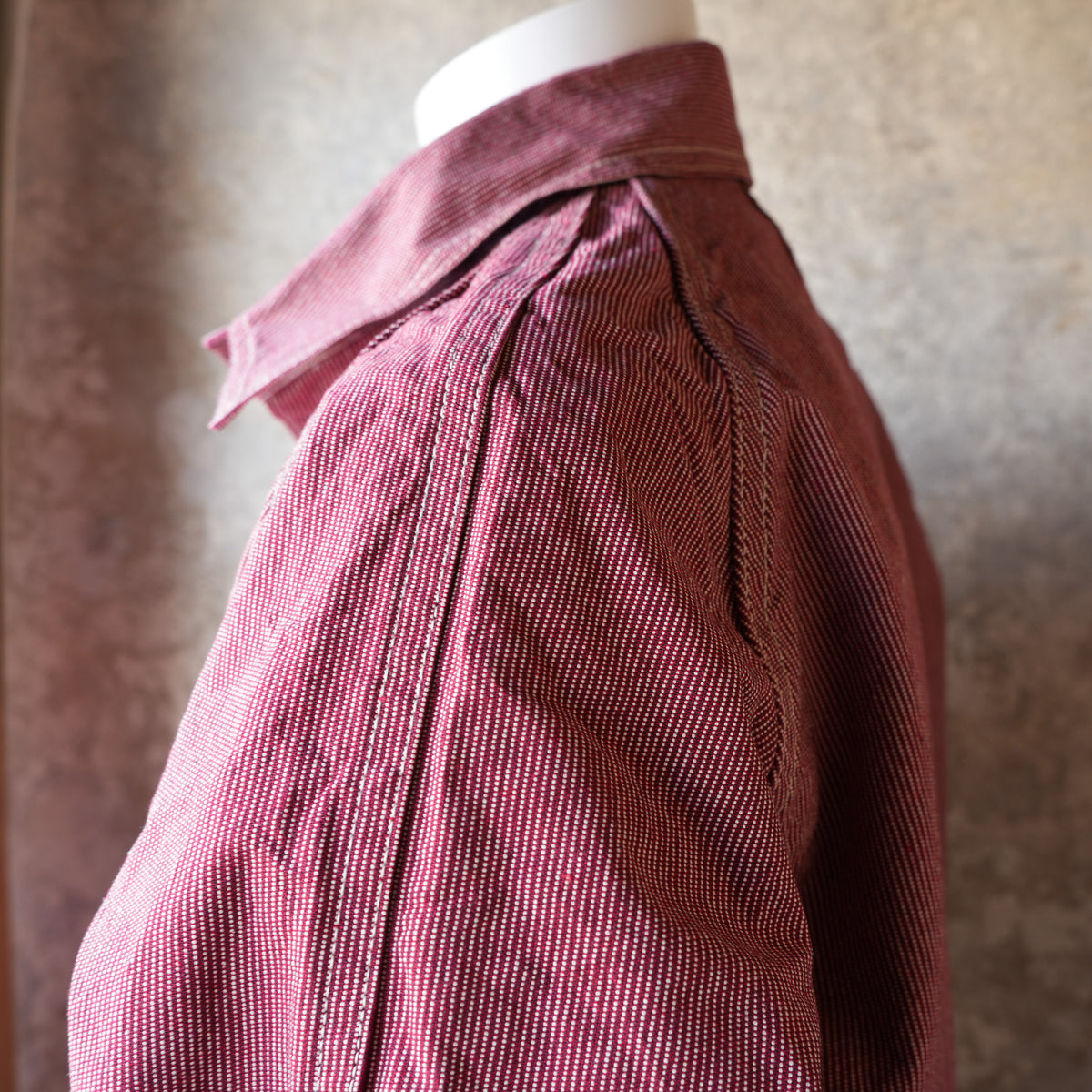 TCB Jeans_BLACK CAT JACKET Pin Check_RED