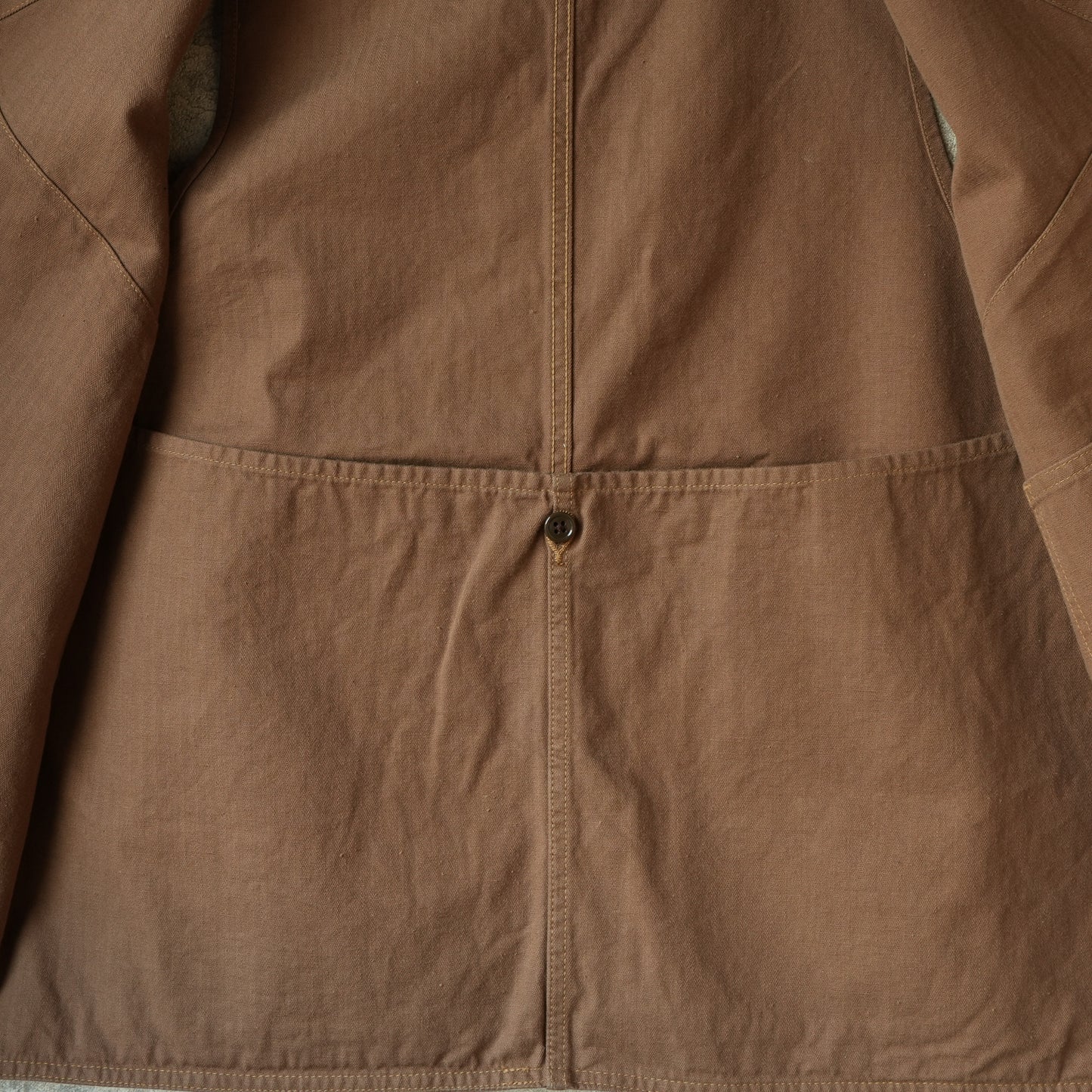 TCB Jeans_Huntsman Vest_Neppy Brown Herringbone