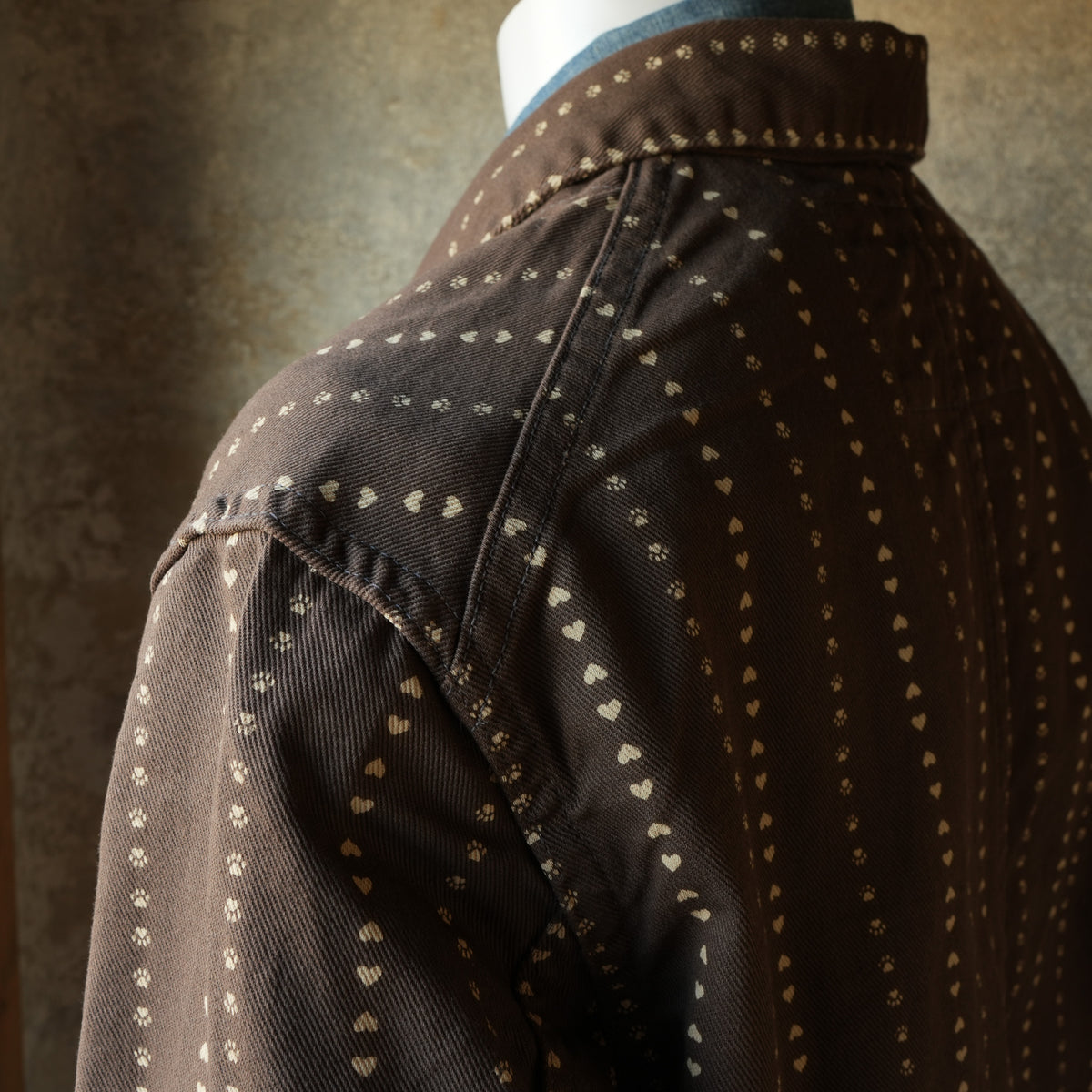 TCB Jeans_Cathartt Chore Coat_Brown Paw Stripe