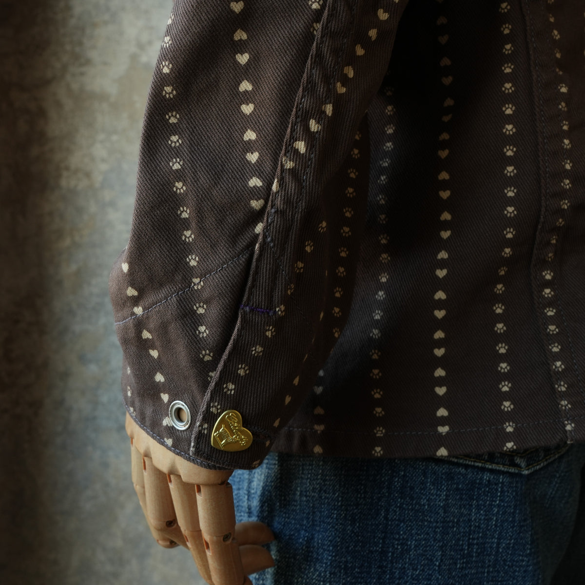 TCB Jeans_Cathartt Chore Coat_Brown Paw Stripe