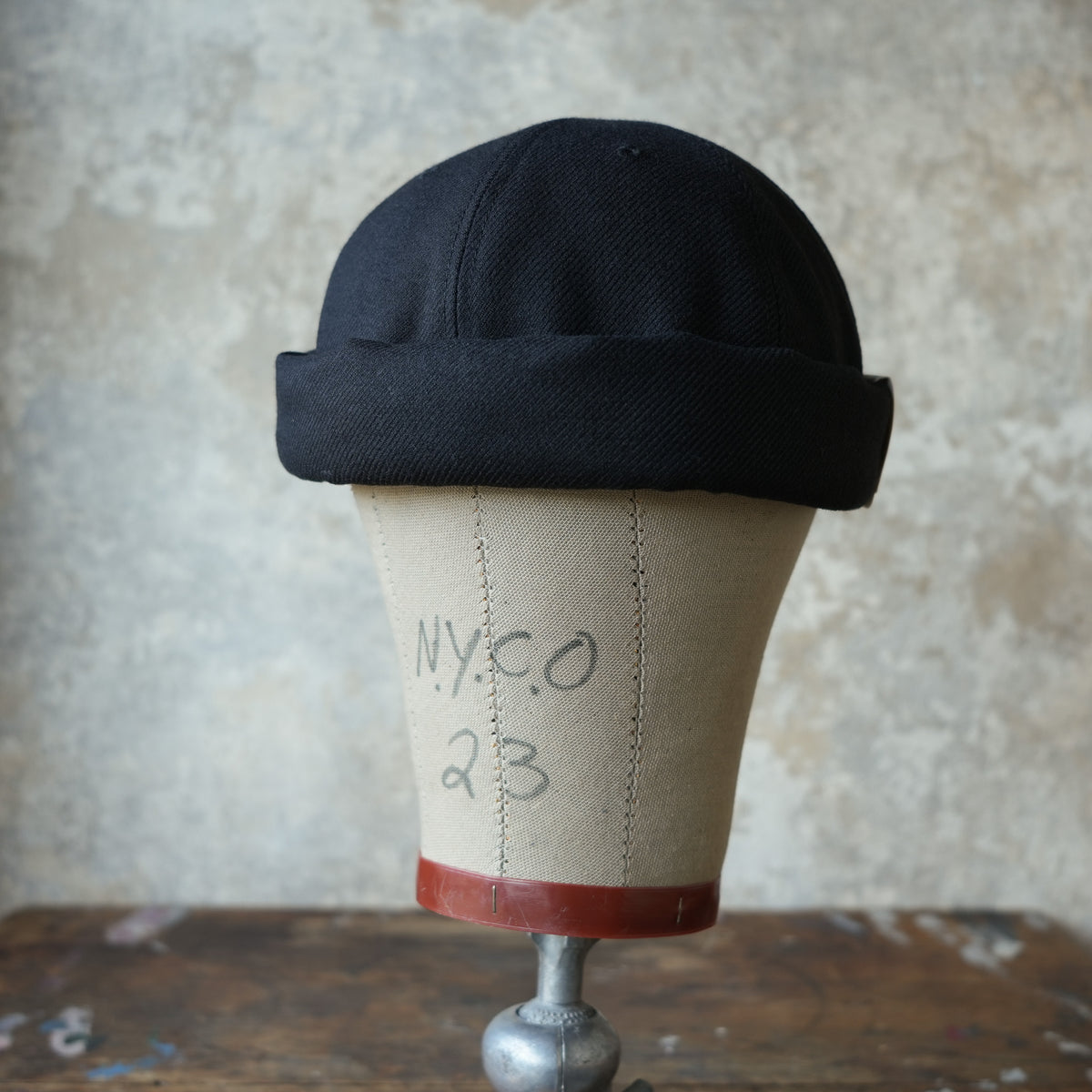 THE H.W.DOG&CO._D-01115_ROLL CAP_BLACK