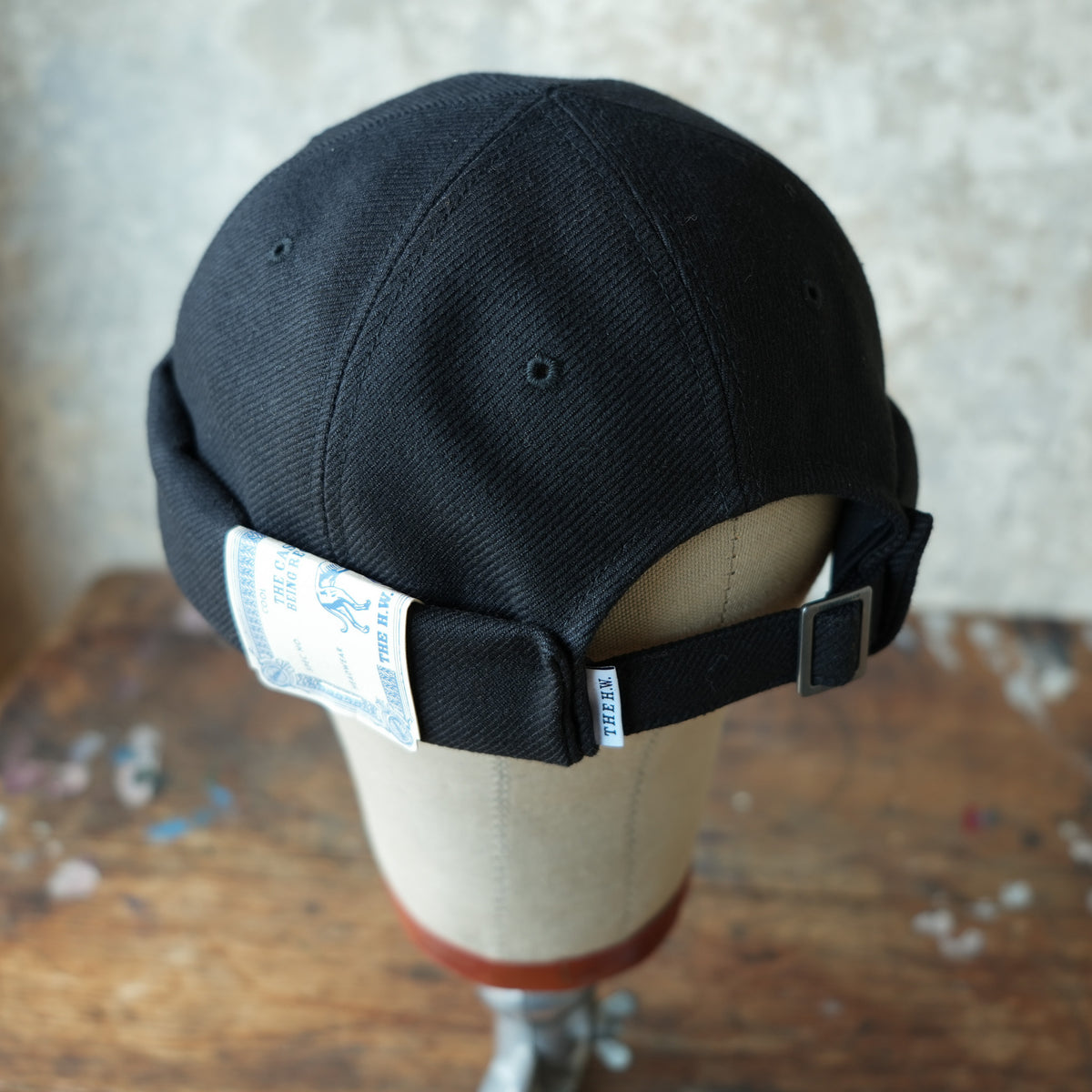 THE H.W.DOG&CO._D-01115_ROLL CAP_BLACK
