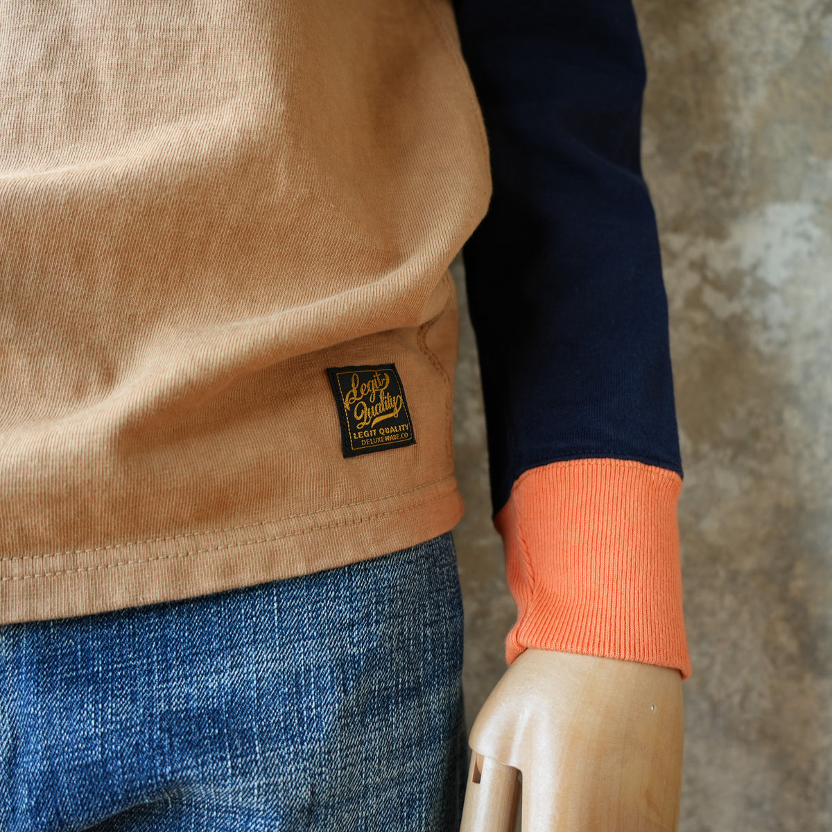 DELUXEWARE_DXTL-261_3C LONG SLEEVE_OLD.GOLD