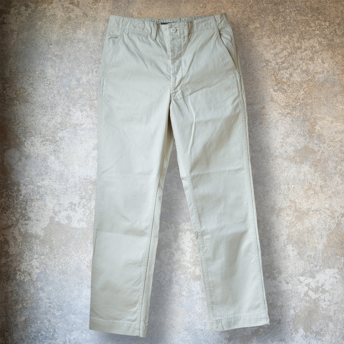 WORKERS_Officer Trousers_Pearl White Chino