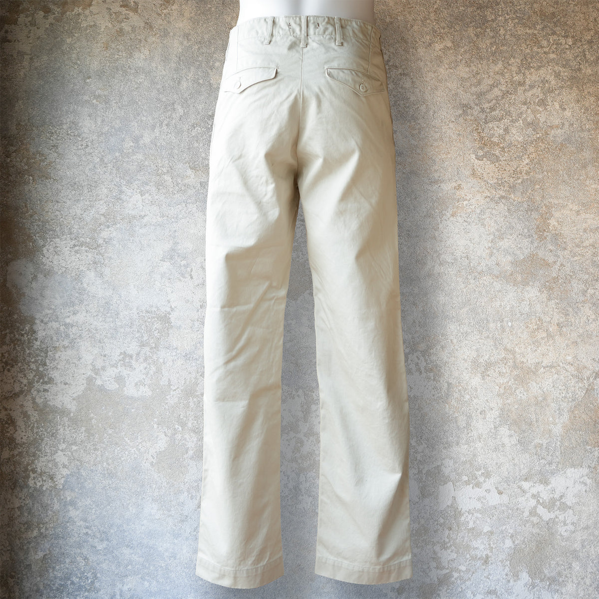 WORKERS_Officer Trousers_Pearl White Chino