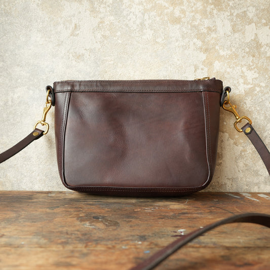 VASCO_VS-313L_LEATHER TELEPHONE SHOULDER BAG_SMALL_BROWN