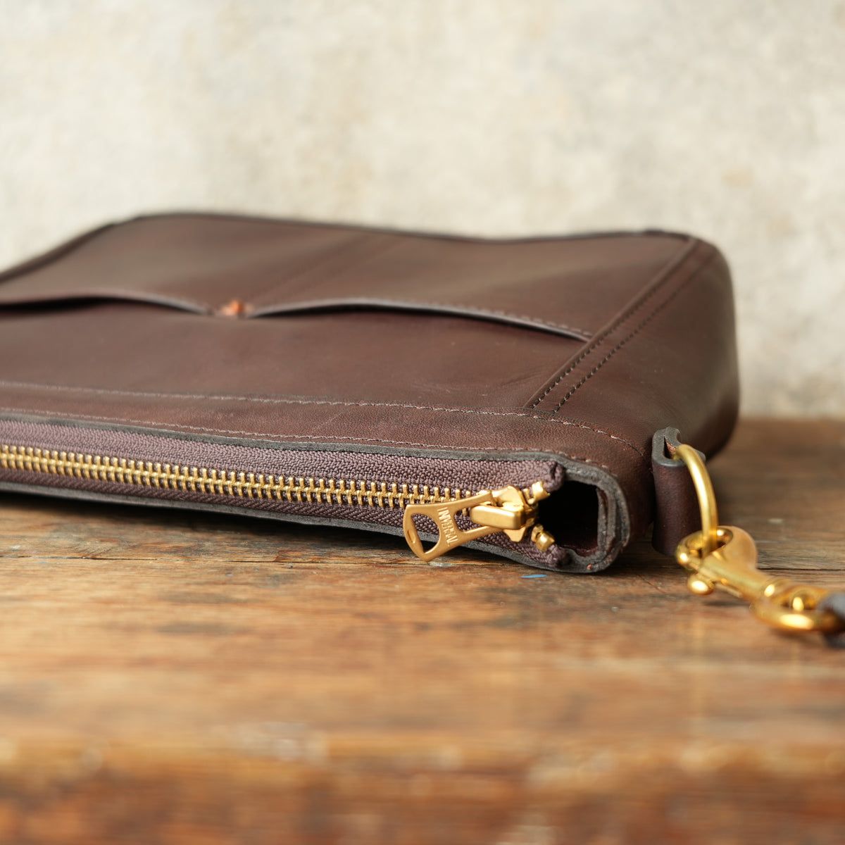 VASCO_VS-313L_LEATHER TELEPHONE SHOULDER BAG_SMALL_BROWN