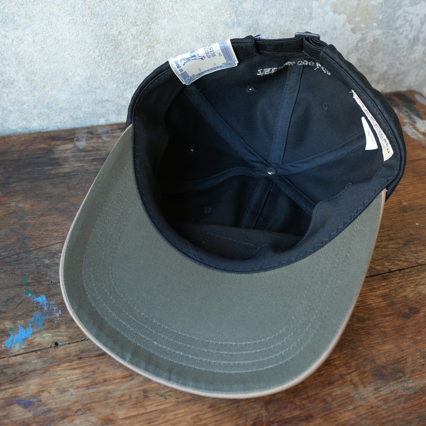 THE H.W.DOG&CO_D-01097_BIG BRIM CAP_Black
