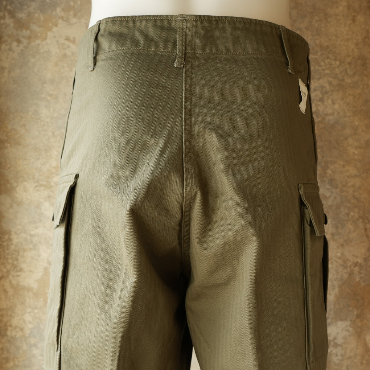 WORKERS M43 Trousers Mod_OD Herringbone