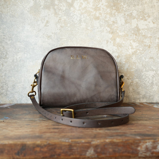 VASCO_VS-296L LEATHER OFFICER POUCH BAG_GRAY