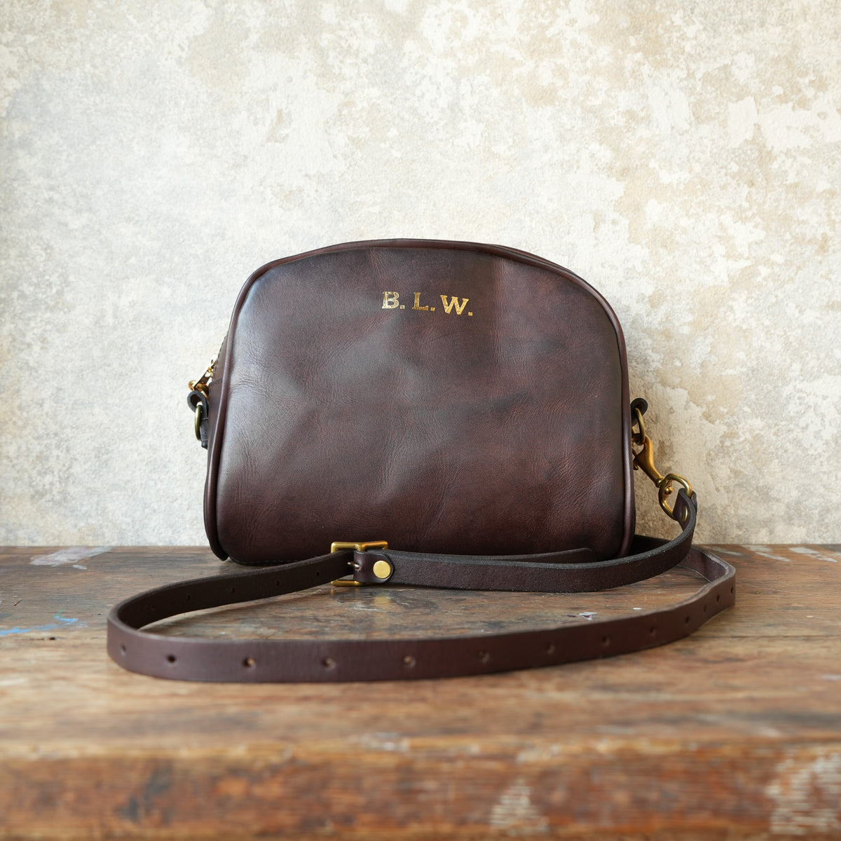 VASCO_VS-296L LEATHER OFFICER POUCH BAG_BROWN
