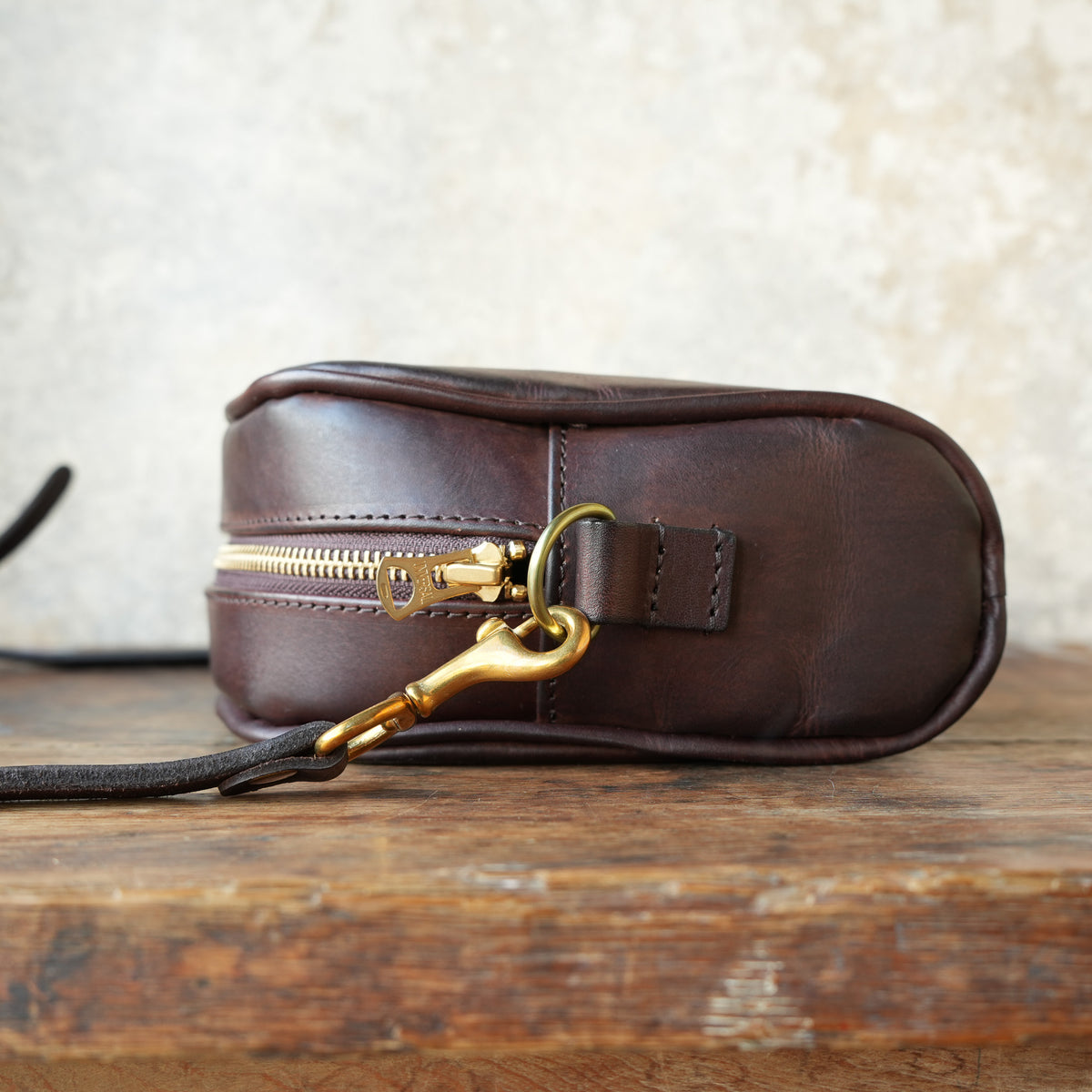 VASCO_VS-296L LEATHER OFFICER POUCH BAG_BROWN
