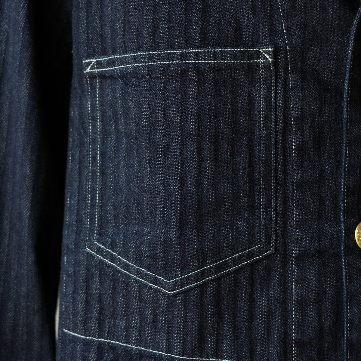 WORKERS_QUEEN OF THE ROAD Jacket_10oz Indigo Herringbone