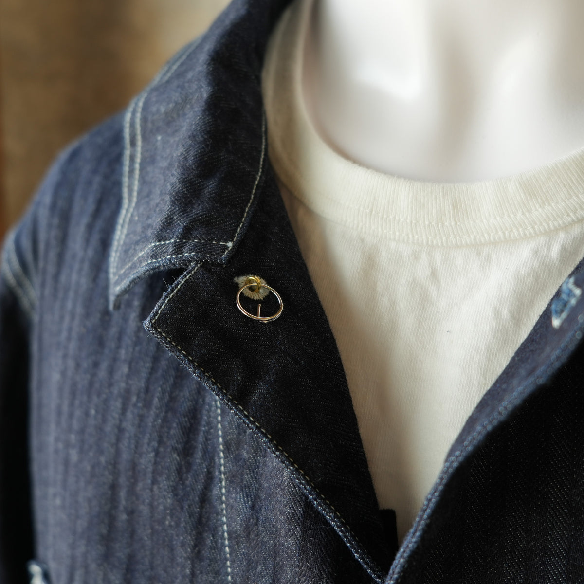 WORKERS_QUEEN OF THE ROAD Jacket_10oz Indigo Herringbone